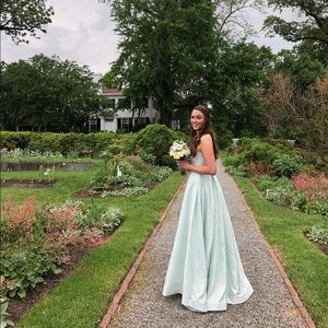 Mint satin COLORS DRESS Prom Dress!!
